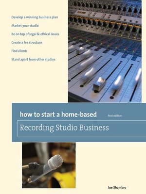 cover image of How to Start a Home-Based Recording Studio Business